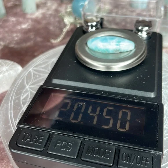 Larimar cabochon 20 carats from Dominican Republic - Picture 5 of 5